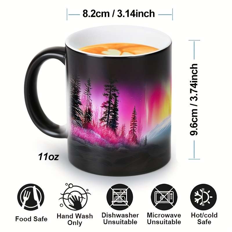Water Cup Style Romantic Aurora Color Changing Cup