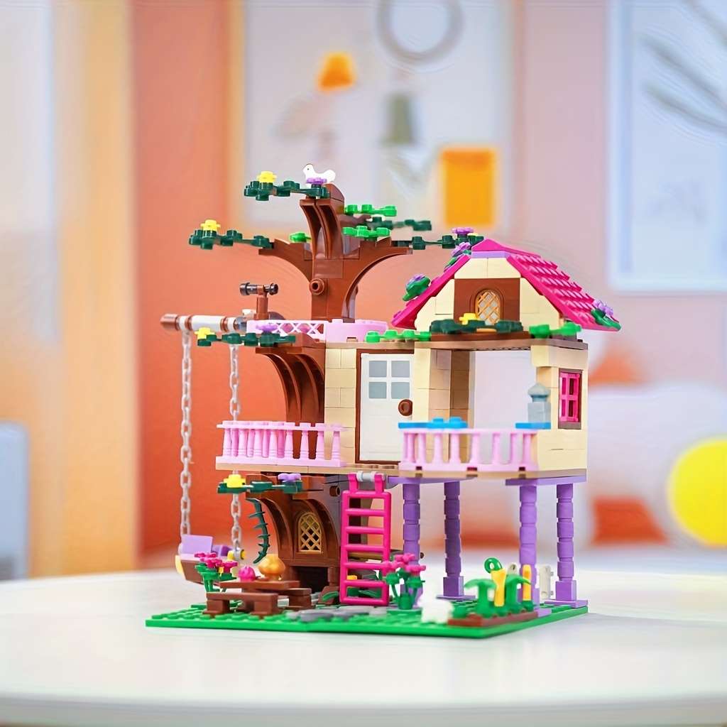 Building Toy Architectural Model Toy Set Style Swing Villa