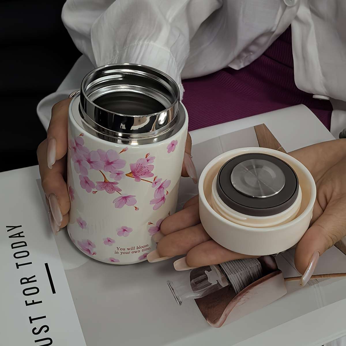 Water Cup Color Sakura Series Beige