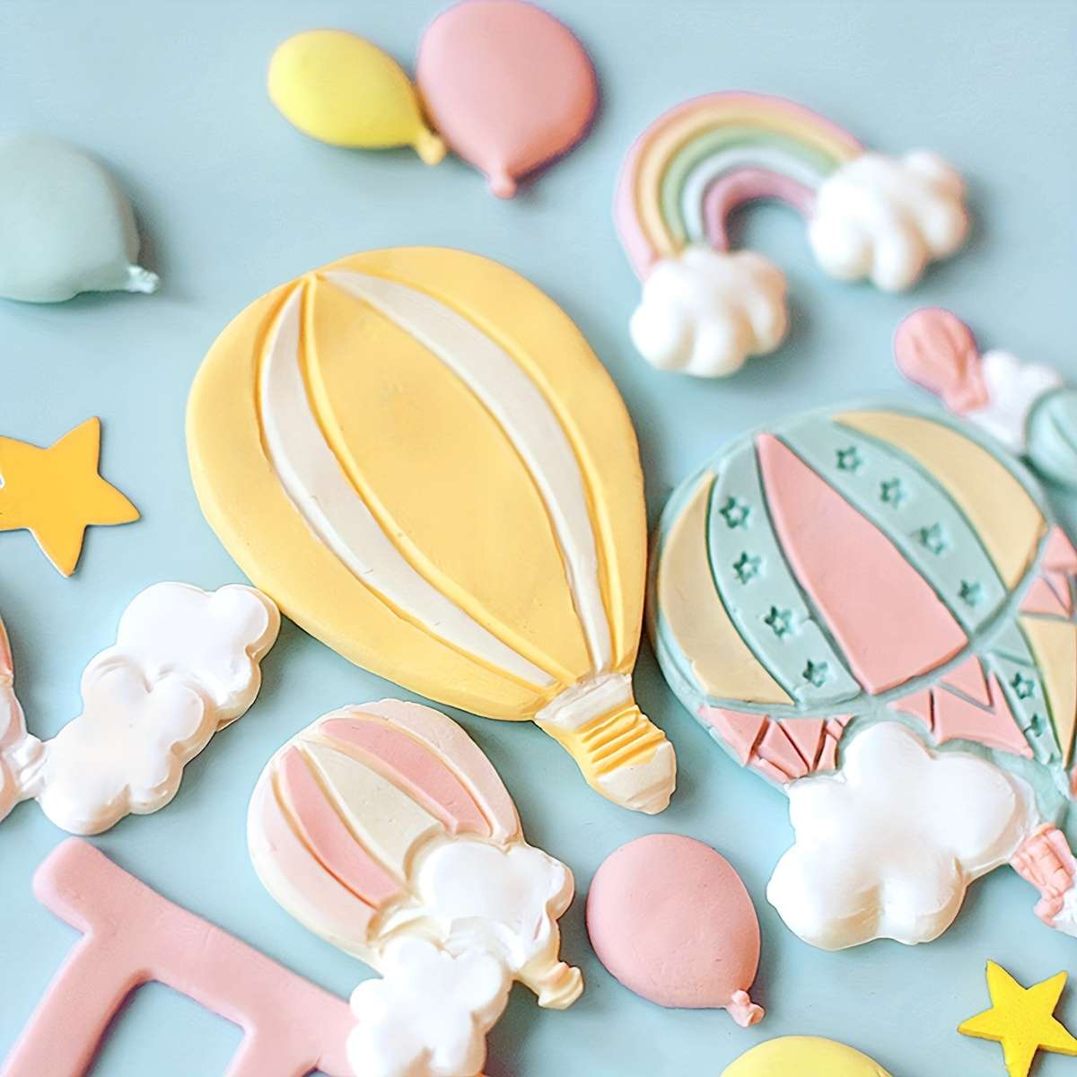 Suitable For Baking Molds Model 3Pcs Rainbow Silicone Mold