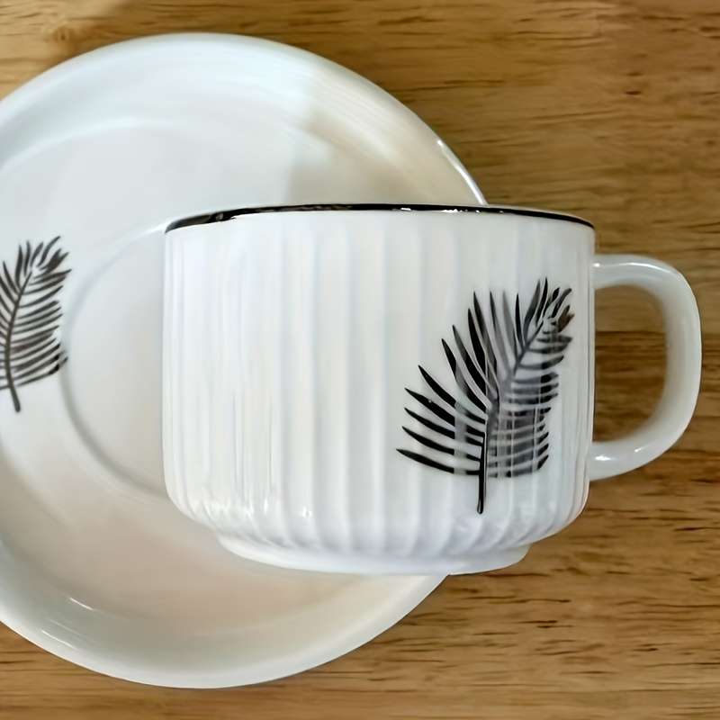 Water Cup Material Ceramics Quantity6 Coffee Cups And 6 Saucers