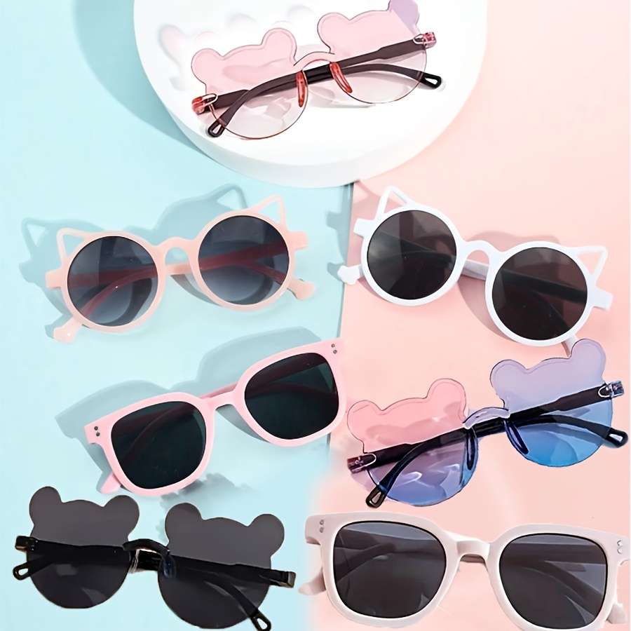 Kids Glasses Color 7 Pieces Set