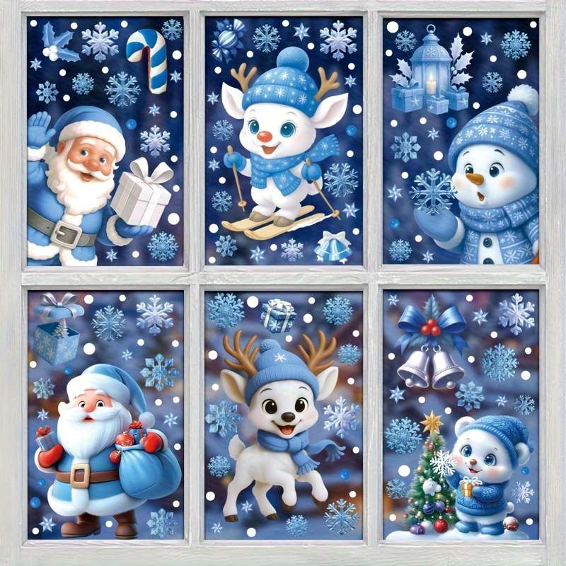 Christmas Decorations Quantity 6 Sheets   D