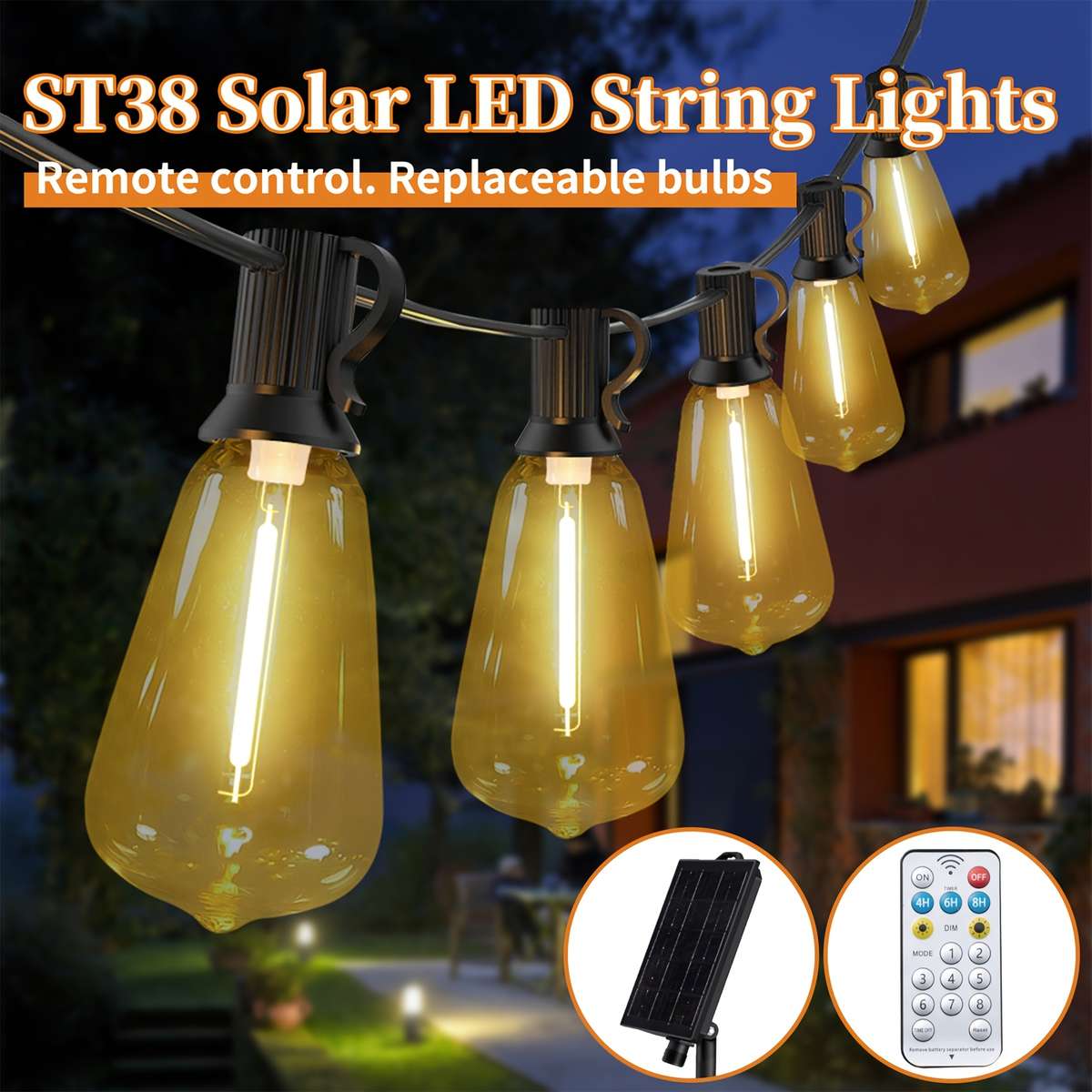 String Lights Model 7.62Meter St38 10 1Bulb