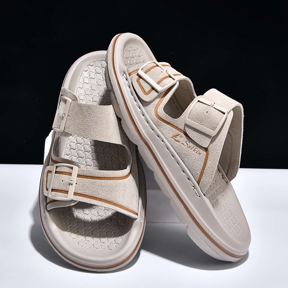 Sandals Color Beige Size Uk 8