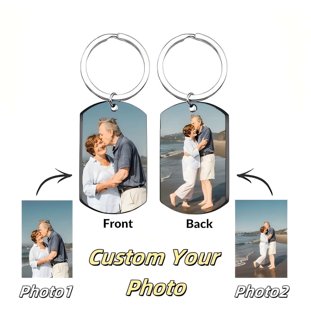 Keychain Ornament Items Doublesided Custom