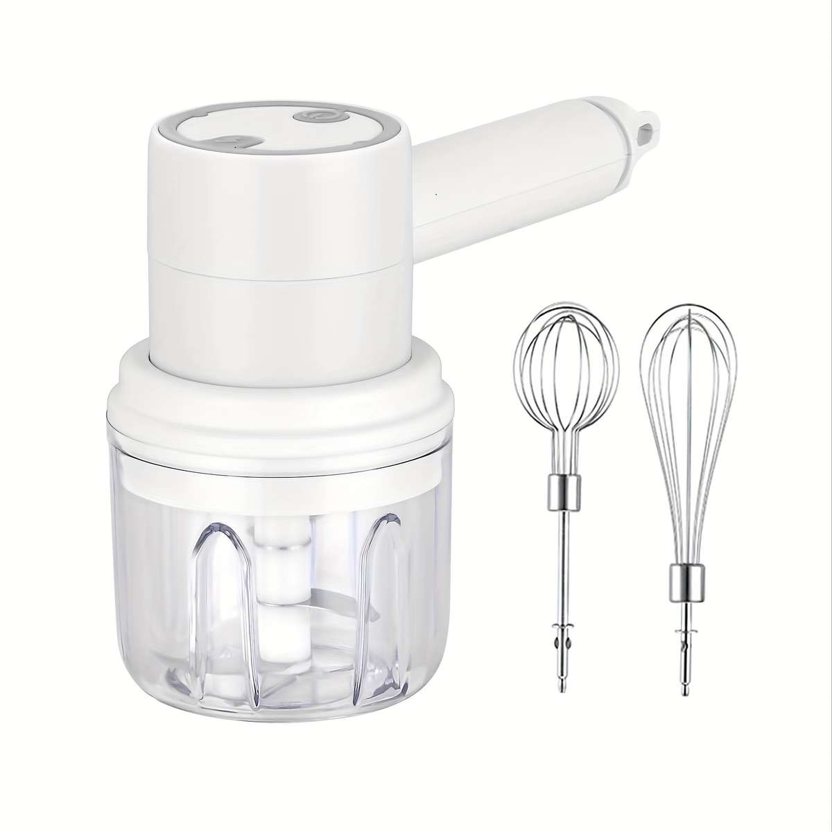 Wireless Hand Mixer Rechargeable Electric Whisk With Speed