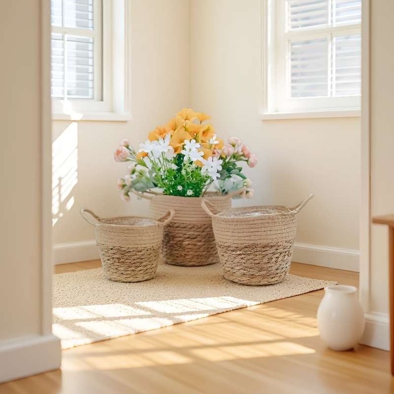 Flowerpot Quantity 3PcsGreen Large  Medium And Small