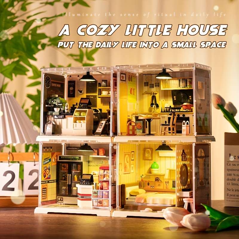 Building Toy Architectural Model Toy Set Style Convenience Store