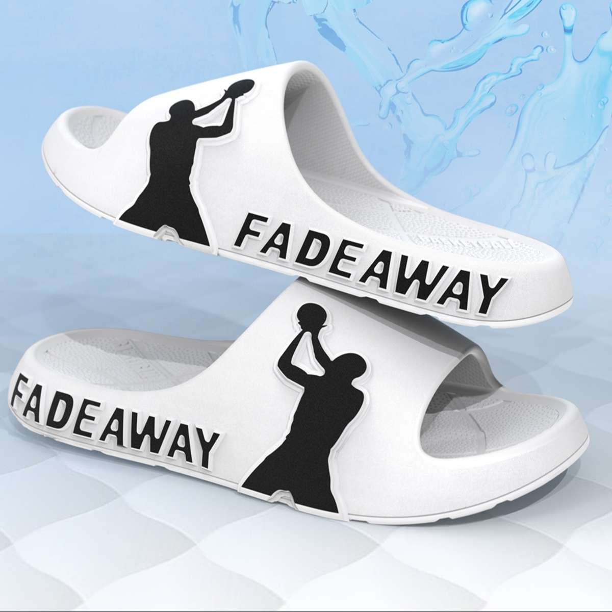 Men Slippers Summer Style Black Size Uk 9.5 To 10