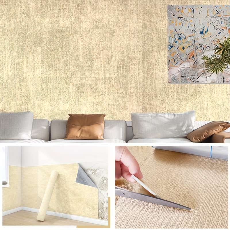 20PCS Vintage Removable Wood Grain Wallpaper Self Adhesive Vinyl Panels Home