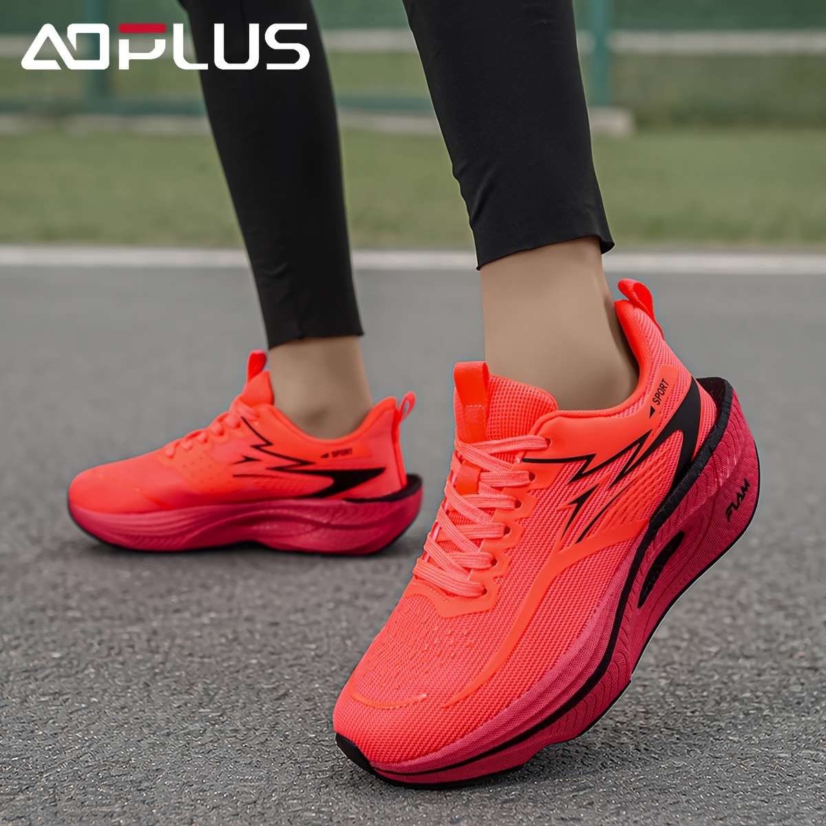 Women S Sneakers Color Fluorescent Orange Sizeuk 10