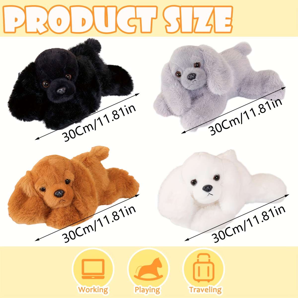 Plush Toys Color Black