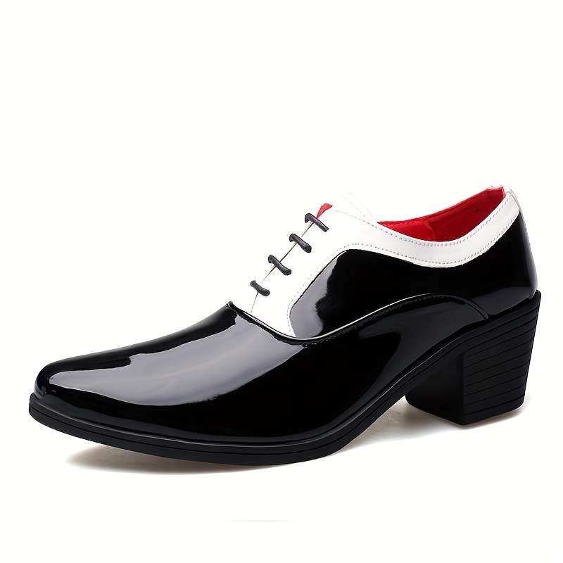 Mens Leather Shoes Color Black Sizeuk 7