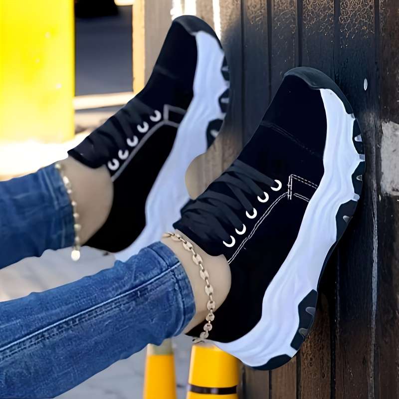 Women S Sneakers Color Black Sizeuk 4