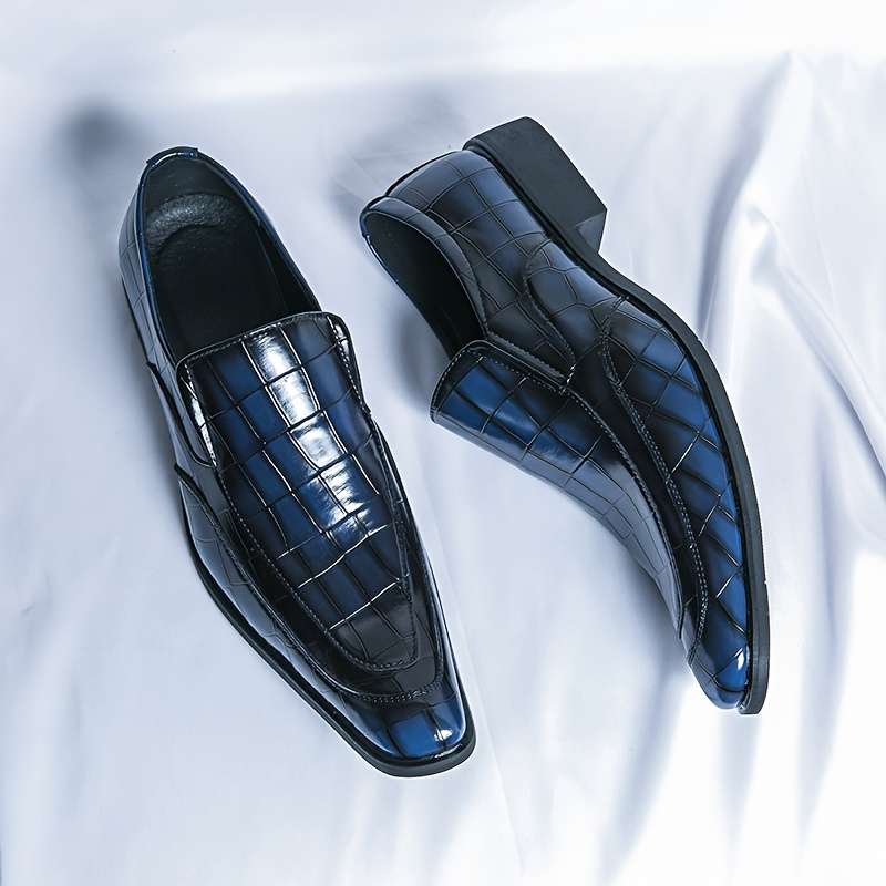 Mens Leather Shoes Color Black Sizeuk 7