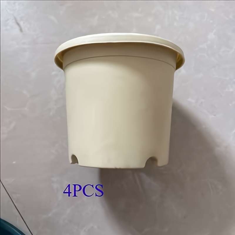 Flowerpot  4Pcscolor Dark Green  Add  Tray