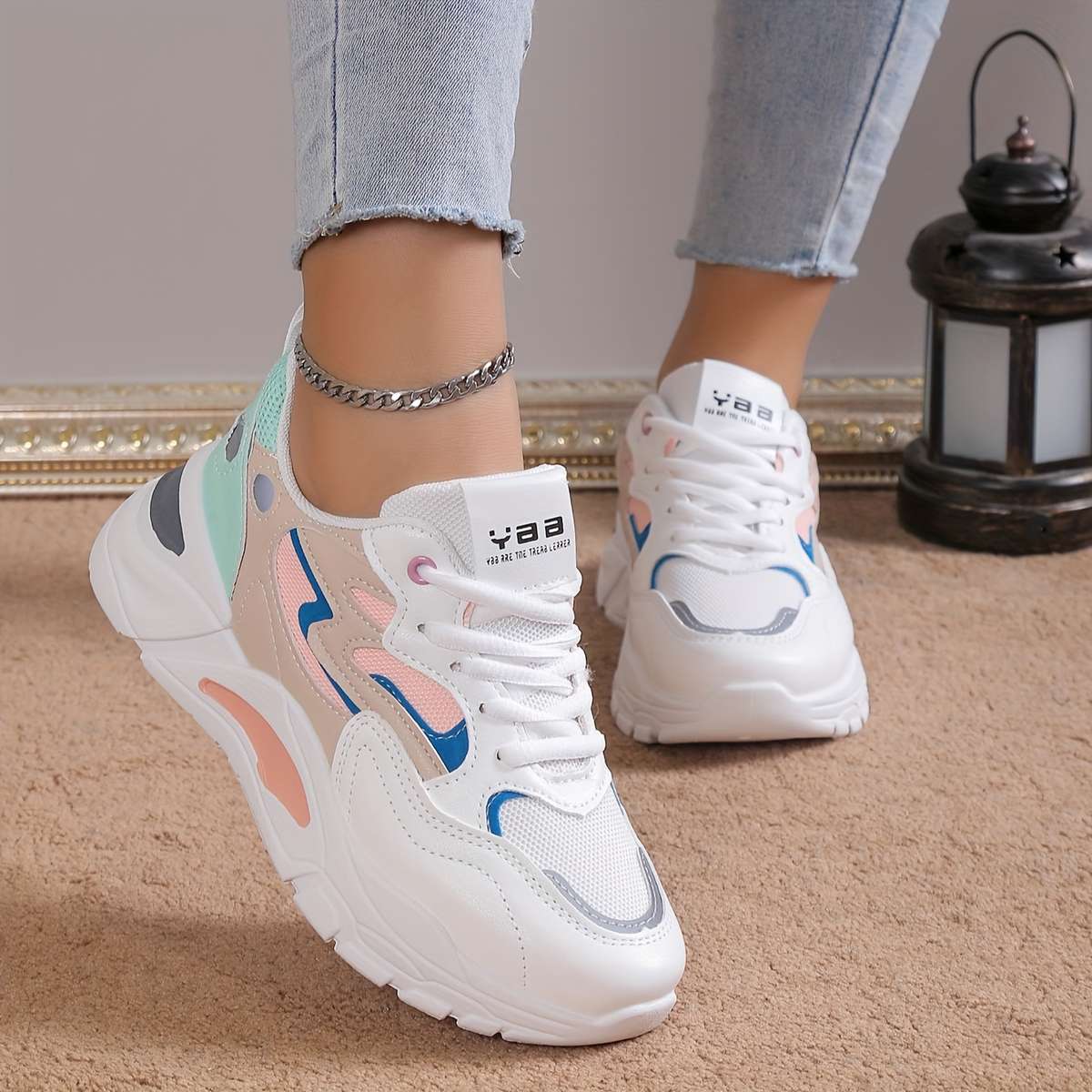 Women S Sneakers Color Blue Sizeuk 2