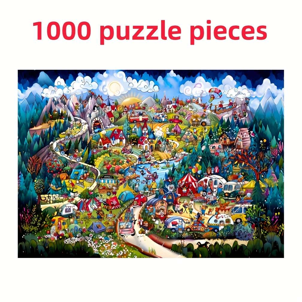 1000 Piece Paper Jigsaw Puzzle For Adults