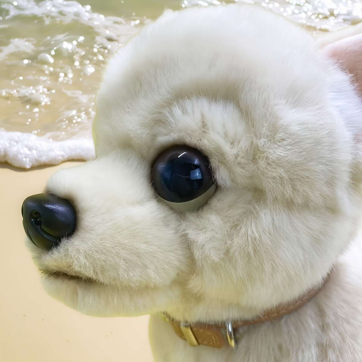 Plush Toys Color Beige Color