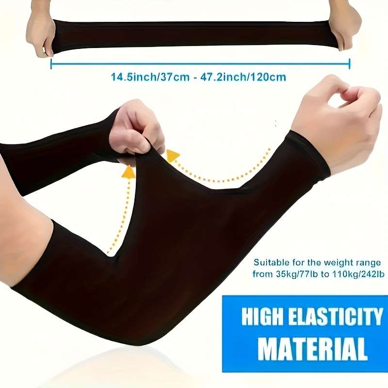 Sunscreen Sleeves Color 2Pcs Dark