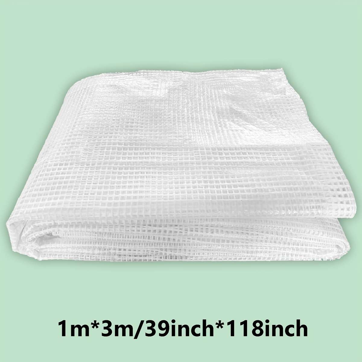 Transparent Rainproof Fabric Color White Size1M*3M