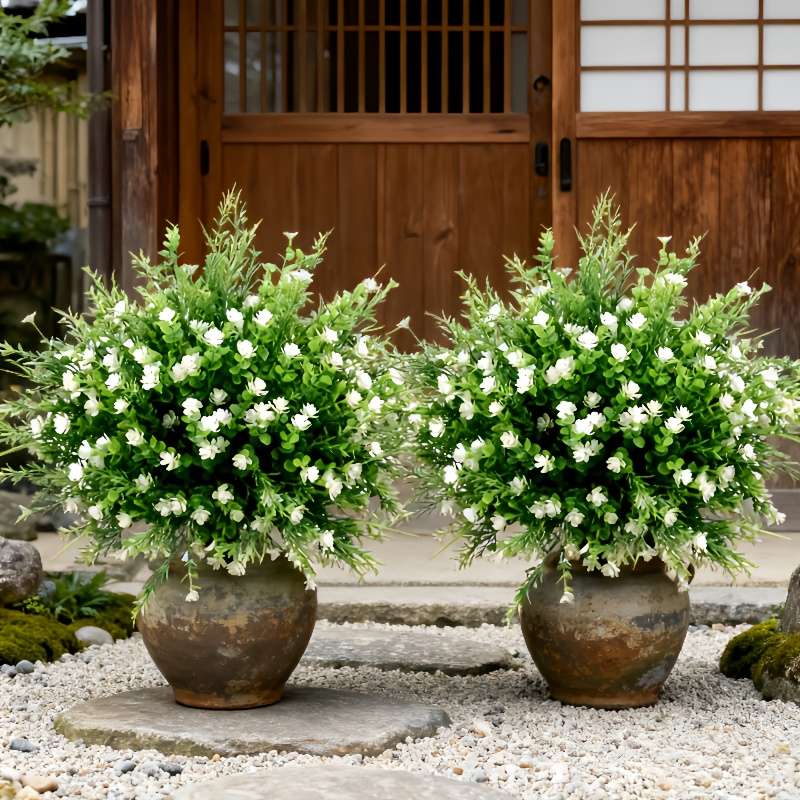 Simulated Flower Style Simulation Ground Flower Bouquet2Pcs