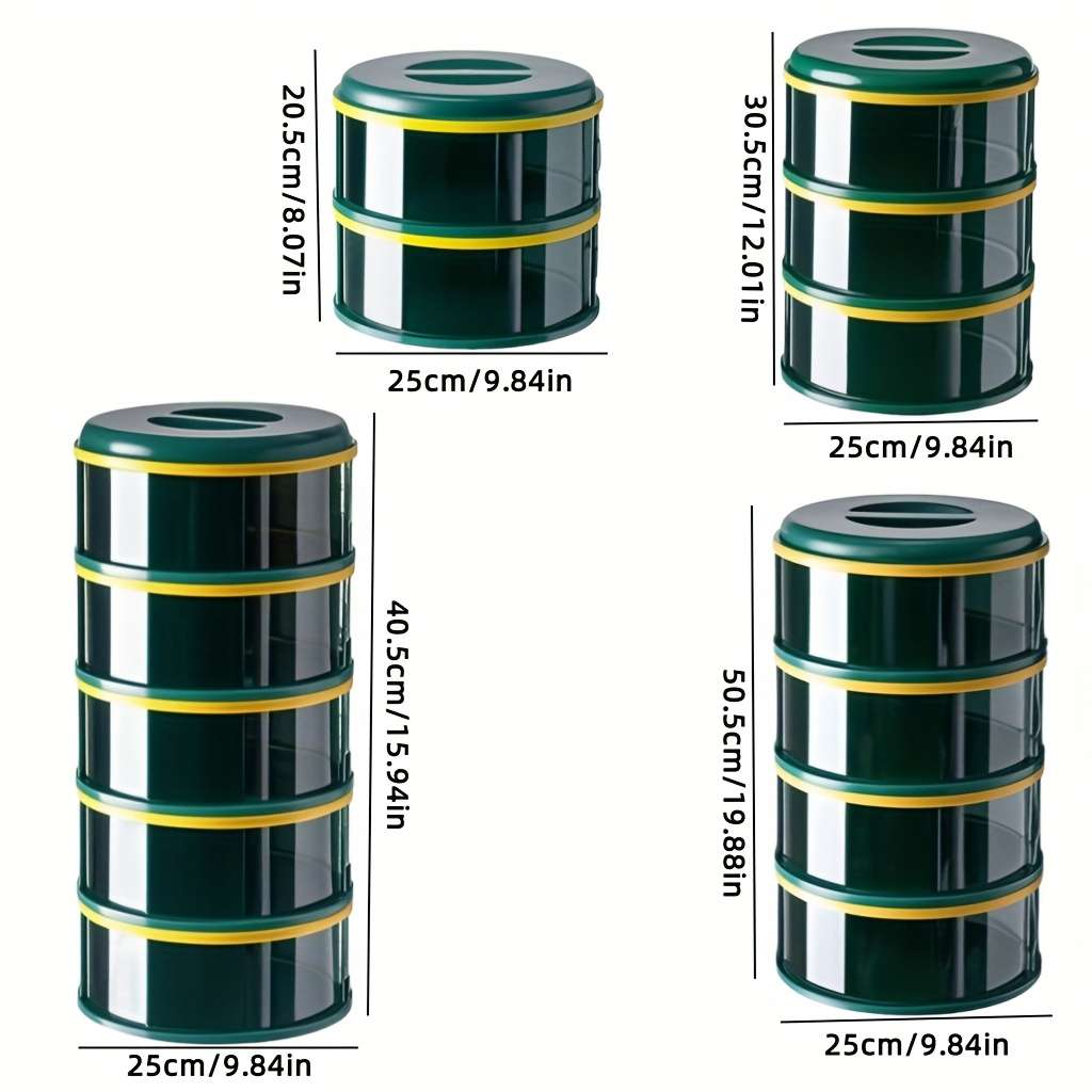 Food Cover Items Dark Green 3 Layers Quantity