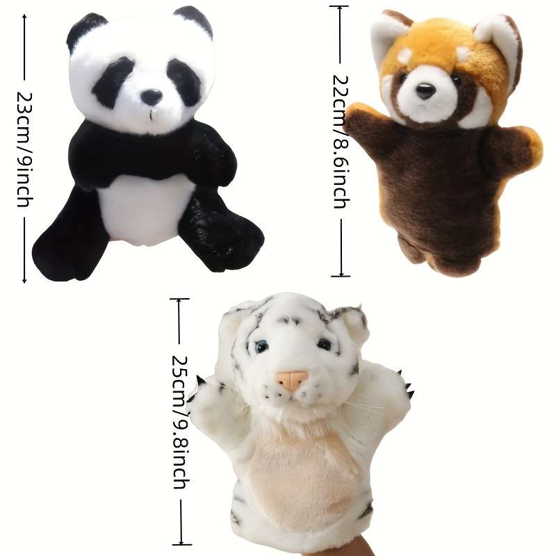 Plush Toyss Model Tiger white