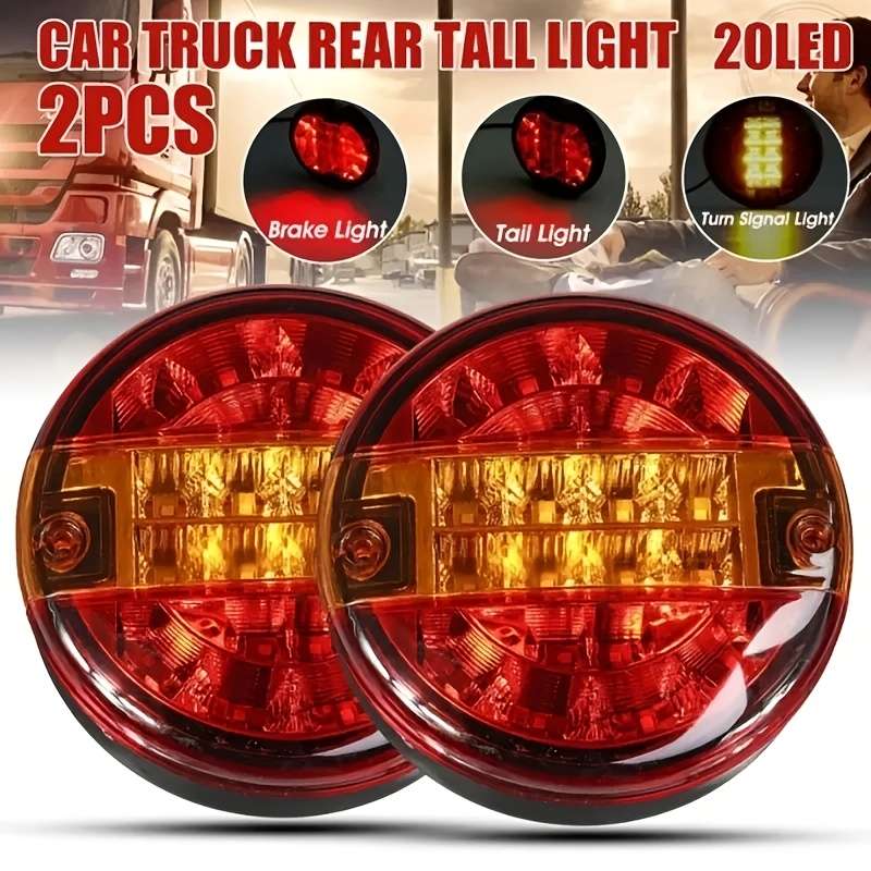 Car Lights Items Amber Red Quantity 2Pcs