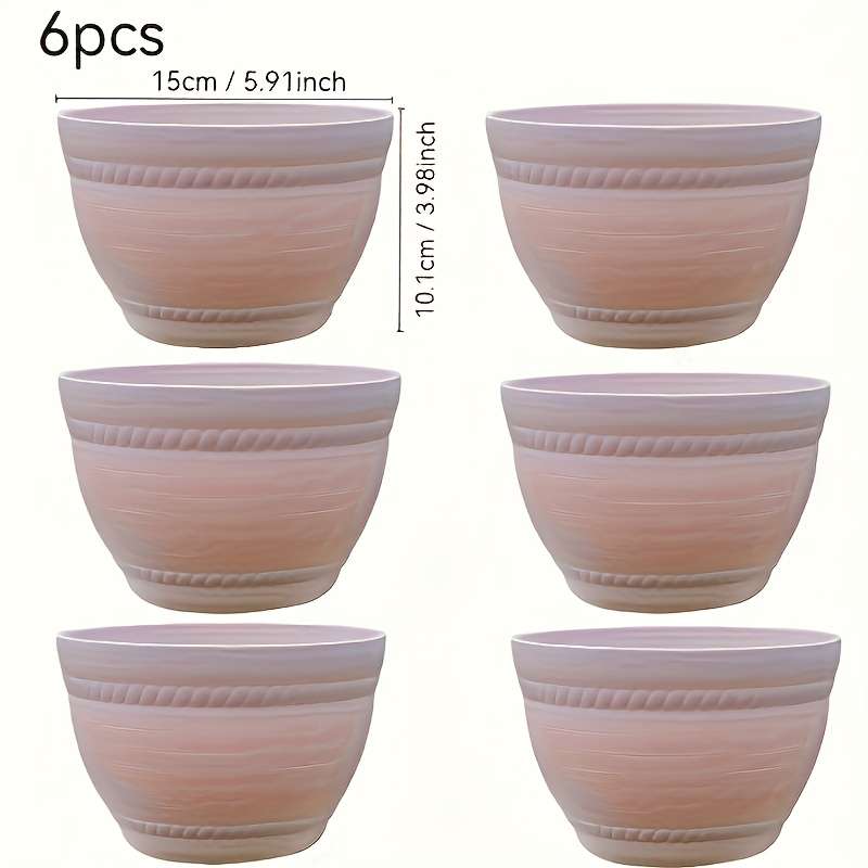 Flowerpot Color No  5 Pink With Tray