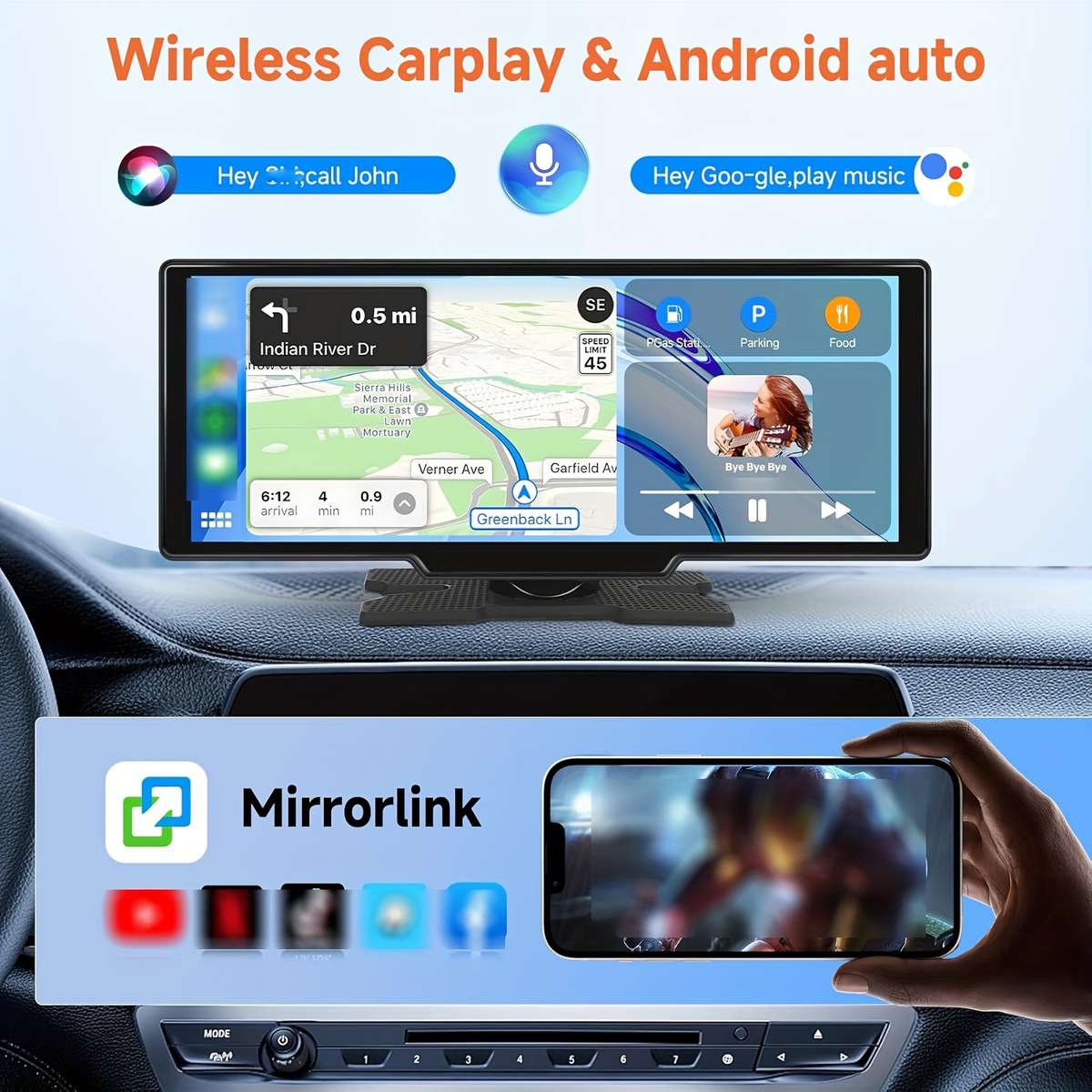 Car Audio  Entertainment System Items With Backup Camera