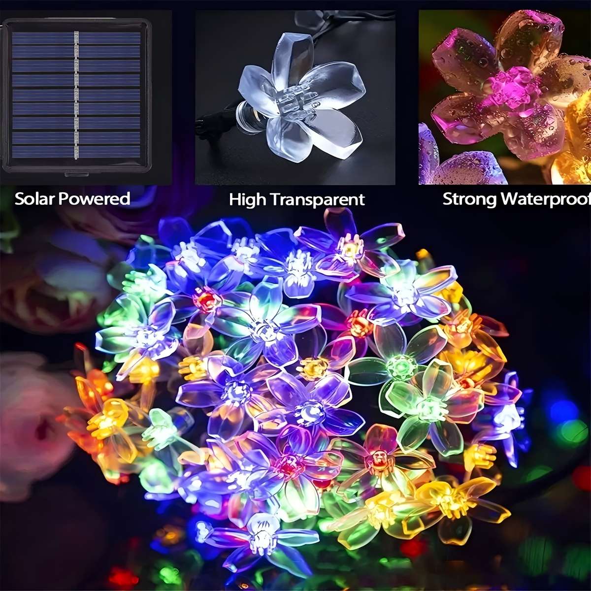 String Lights Color Pink Size7M 23Ft 50Leds