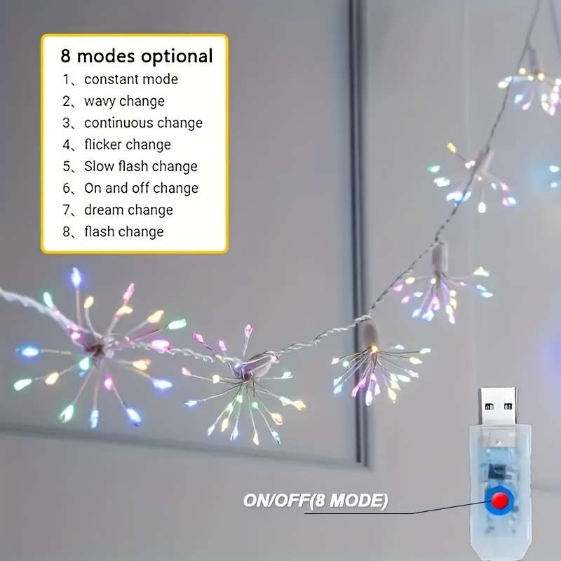 Christmas Lights Colorful Model 3 Meter 100 Light