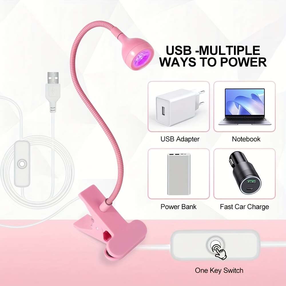 Portable Lamp Color Black Size Usb Plug In Use  Without Battery
