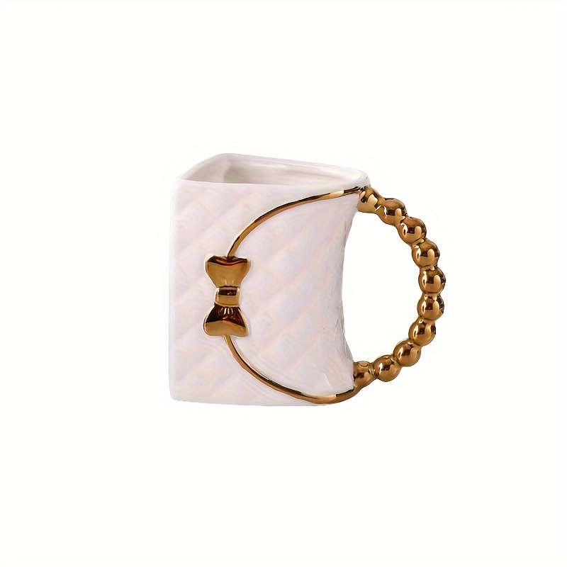 Water Cup Model Ceramic Bag Cup Black