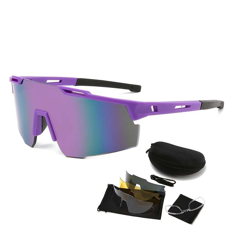 Cycling Glasses Color C5 Purple
