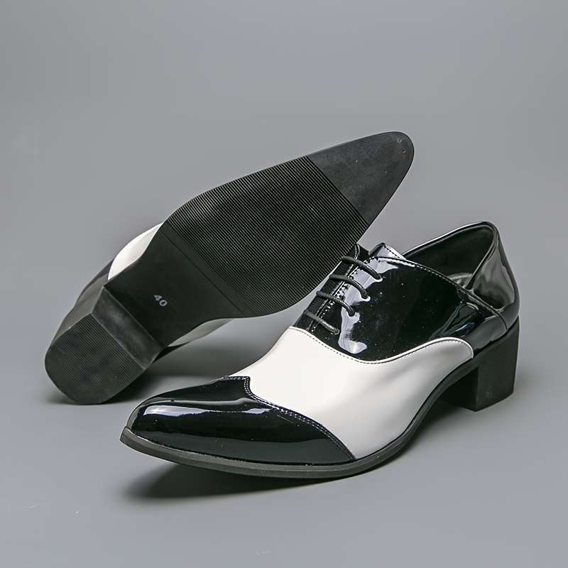 Mens Leather Shoes Color Blue And White Sizeuk 8.5