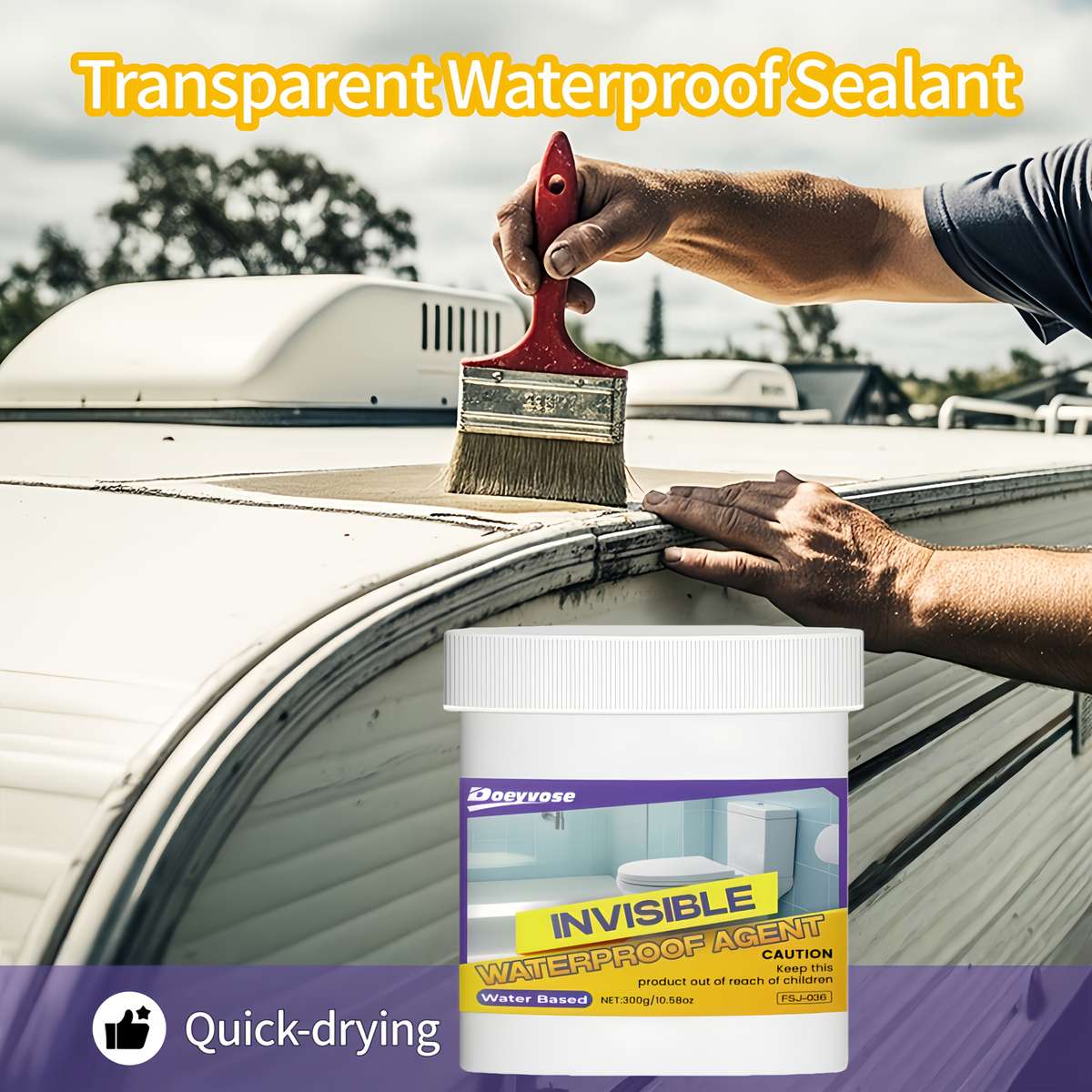 Waterproof Repair And Sealing Supplies Capacity 300G Add Tool