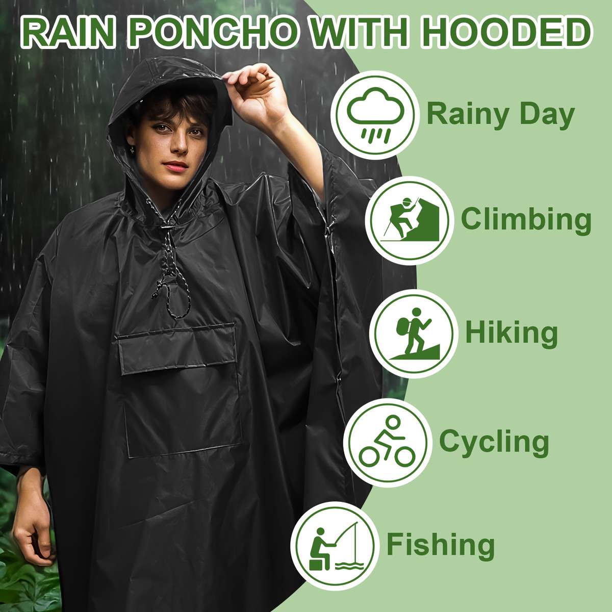 Raincoat Obsidian Size Onesize