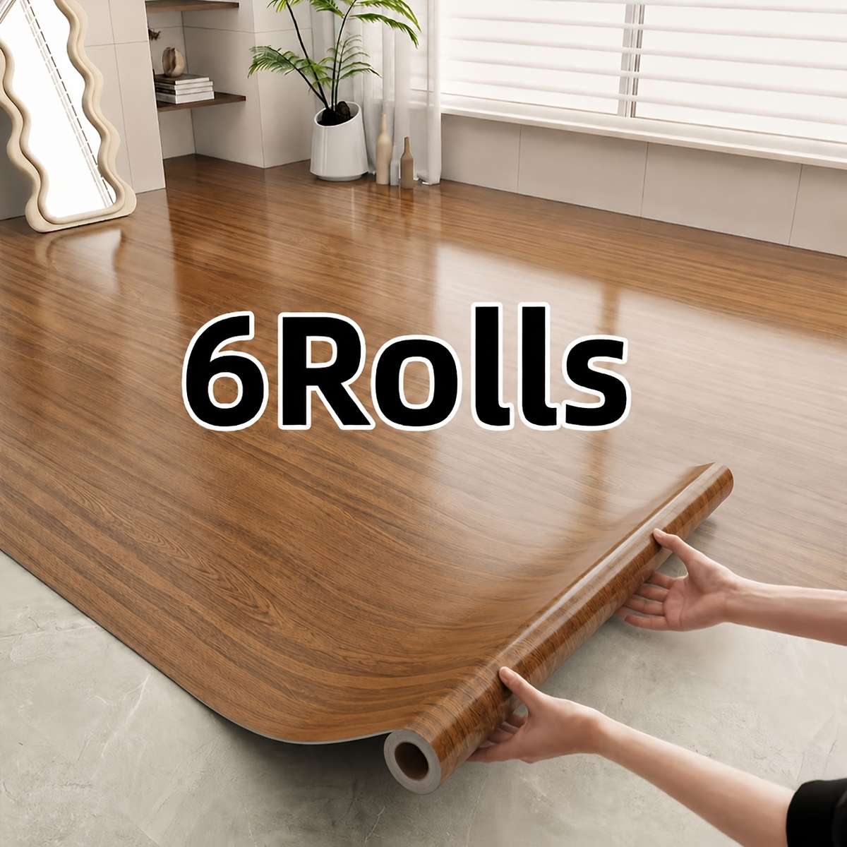 Self Adhesive Floor Stickers Luxury Custom Edition 4 6 Rolls