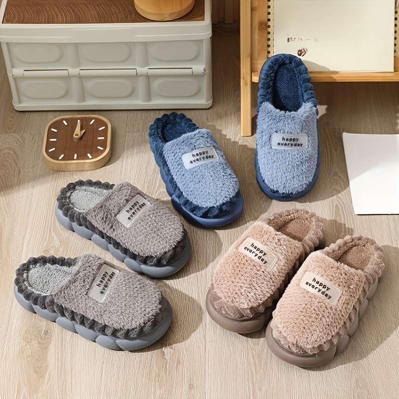 Cotton Slippers Color Grey Sizeuk 6.5-7