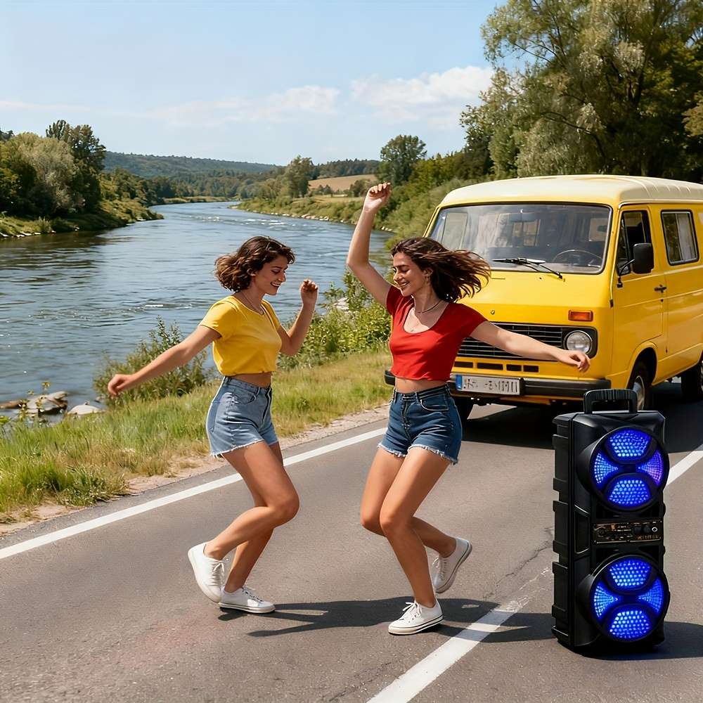 Speaker Items Upgraded Outdoor Style Black