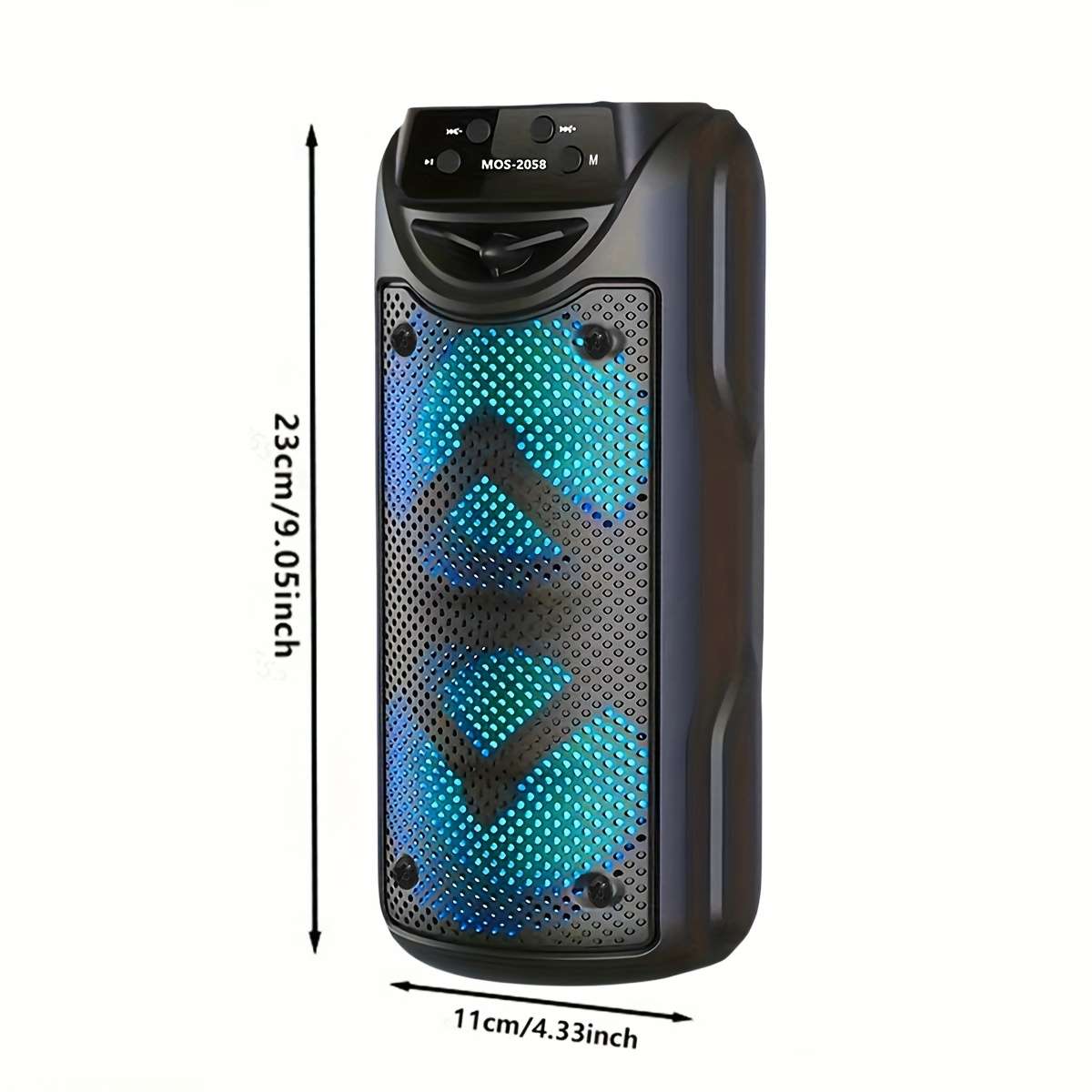 Speaker Color Black Subwoofer Enhanced