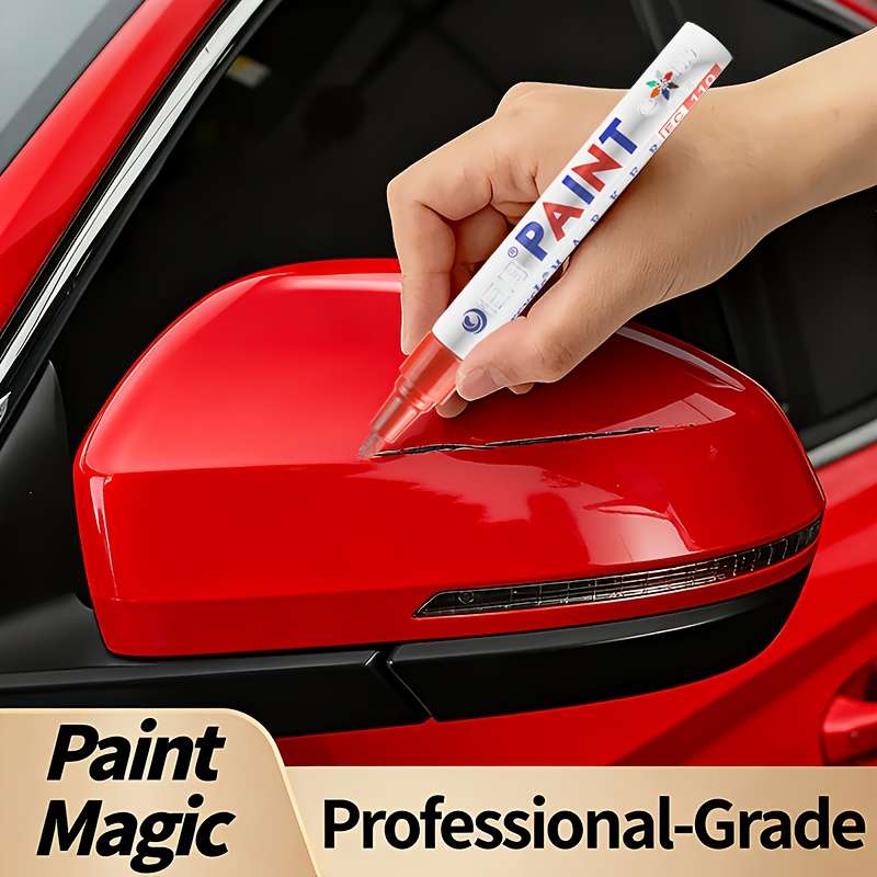 Car Scratch Repair Tool Color 2Pcs Red