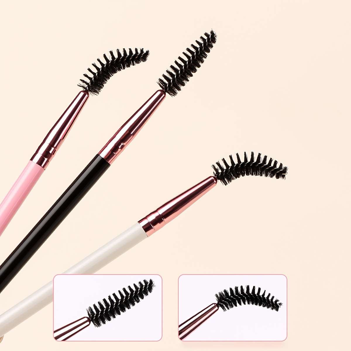 Makeup Brush Set Color 3 Black Silvery