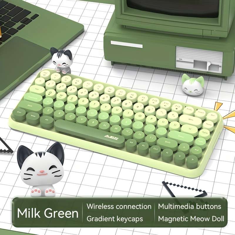 Keyboard Color 308I Milk Gray Meow