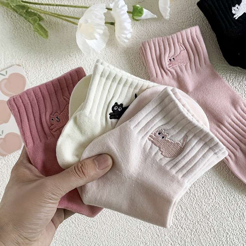 Women S Socks Color 5Pcs Mixed Color Size Onesize