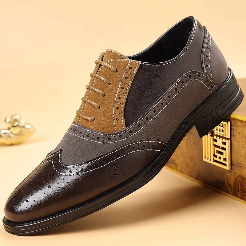 Mens Leather Shoes Color Beige Sizeuk 7