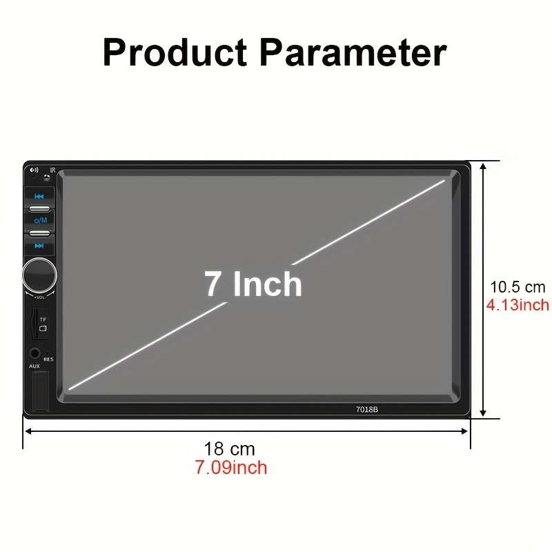 Car Audio Entertainment System Items Radio Only